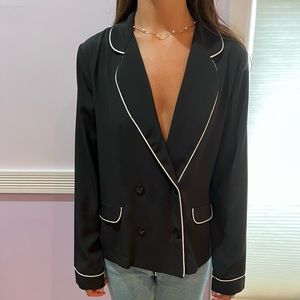 Zara black blouse